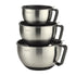 Master Pro Stainless Steel Mixing Bowl Set Mixing Bowls & Pudding Bowls The Cooks Kitchen