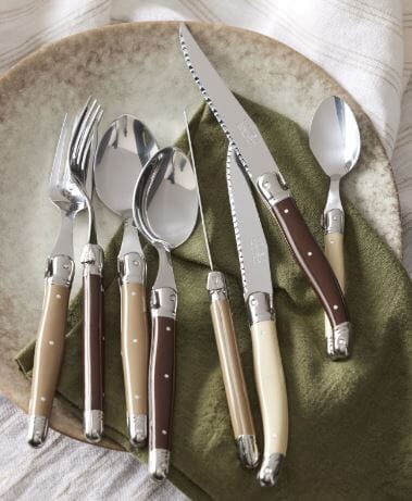 Grand Designs Dusk Stoneware Round Platter - Cream And Brown 27x27x3.2cm Platters & Bowls The Cooks Kitchen