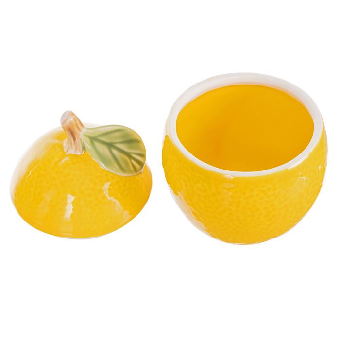 Emporium Limoncello Canister Yellow & Green 8.8x8.8x12.5cm
