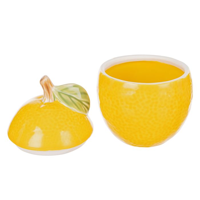 Emporium Limoncello Canister Yellow & Green 8.8x8.8x12.5cm