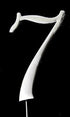 Sugar Crafty - Silver Cake Topper 7cm - Number 7 Number Toppers The Cooks Kitchen
