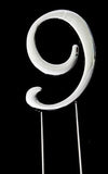 Sugar Crafty - Silver Cake Topper Number 9
