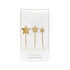 Cake & Candle - Gold Metal Cake Topper - Stars