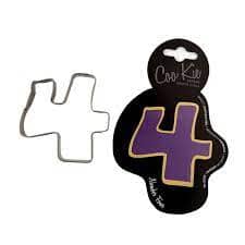 Coo Kie Number 4 Cookie Cutter Cookie Cutters The Cooks Kitchen