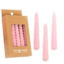 Cake & Candle 10cm Spiral Candles - Pink Candles The Cooks Kitchen