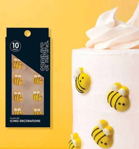 Sprinks Icing Decorations - Bumble Bees Edible Decorations The Cooks Kitchen