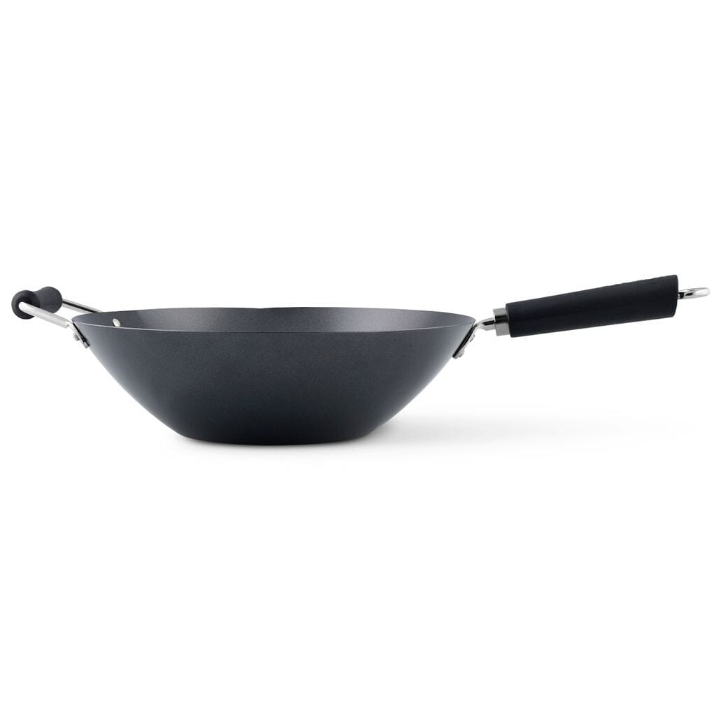 Ken Hom Excellence Non-stick Carbon Steel Wok 35cm Woks & Stirfrys The Cooks Kitchen Mandurah