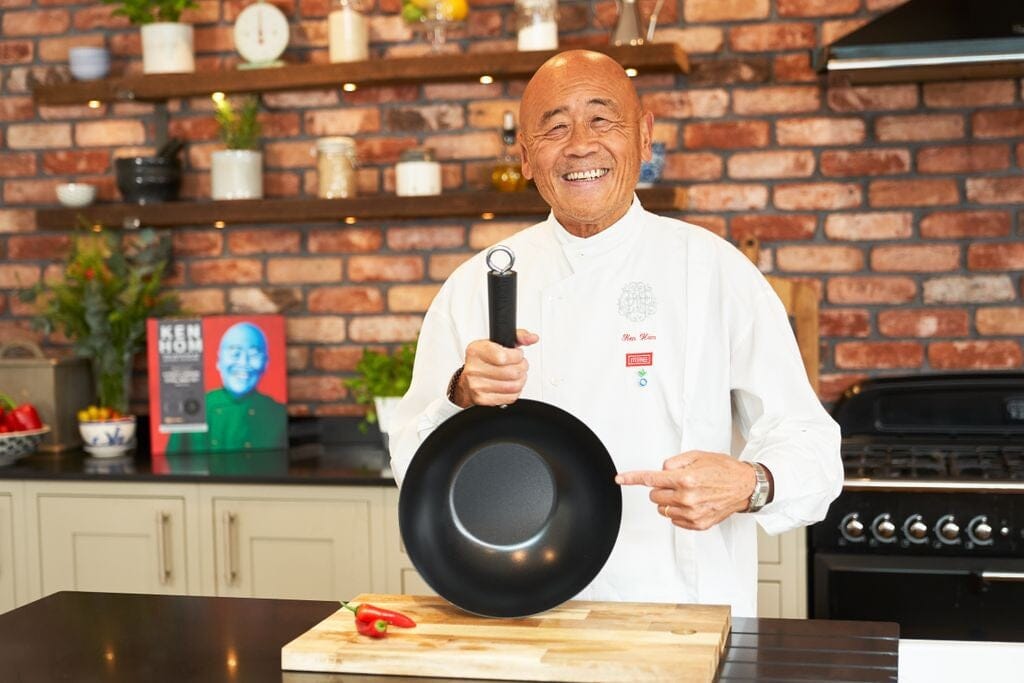 Ken Hom Excellence Non-stick Carbon Steel Wok 35cm Woks & Stirfrys The Cooks Kitchen Mandurah