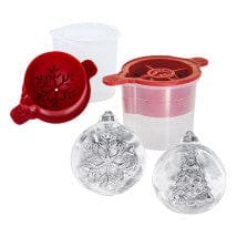 Tovolo Ornamental Ice Moulds S/2 - Tree & Snowflake Ice Trays - Tongs & Crushers The Cooks Kitchen 