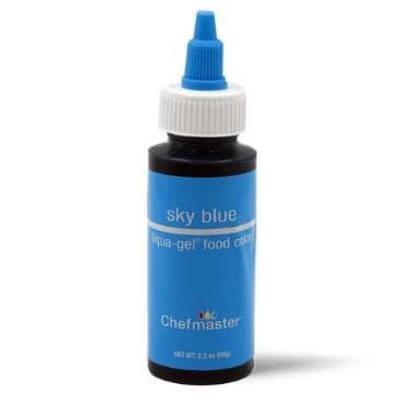 Chefmaster Liqua-gel Sky Blue 2.3oz Colouring The Cooks Kitchen Mandurah 