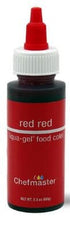 Chefmaster Liqua-gel Red Red 65g Colouring The Cooks Kitchen 