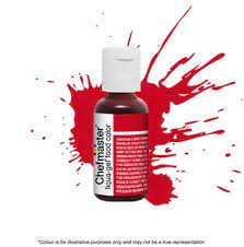 Chefmaster Liqua-gel Red Red 0.7oz/20ml