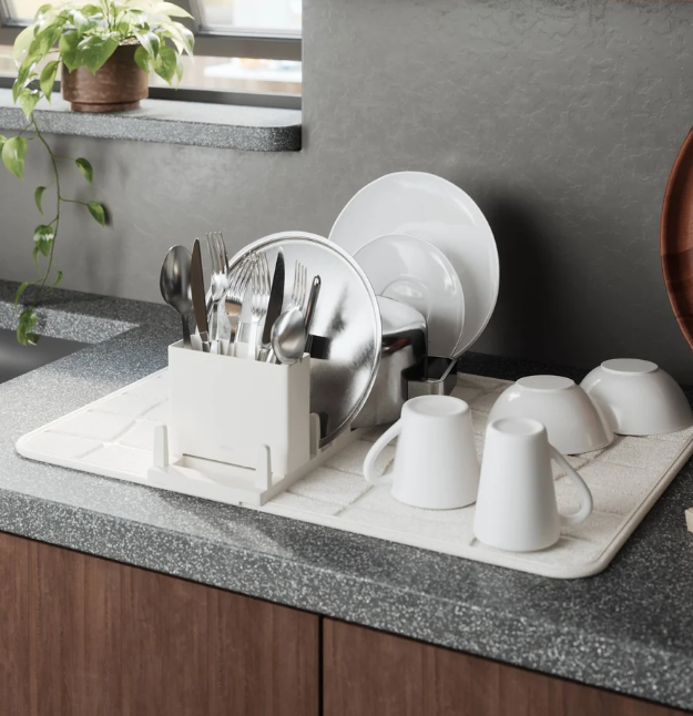 Umbra Udry Ultra Drying Rack With Mat Sand