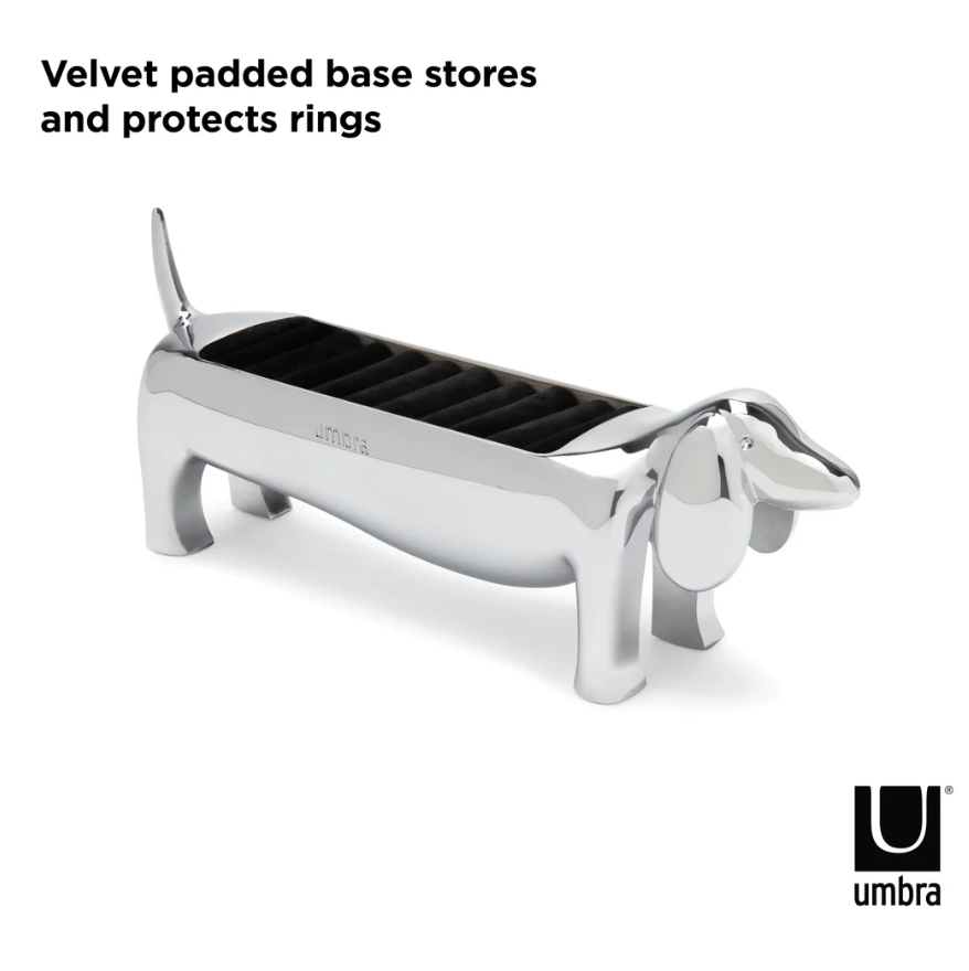Umbra Dachsie Ring Holder - Chrome