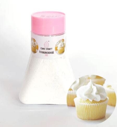 Cake Craft Titanium Dioxide 70g Dusts and Powders The Cooks Kitchen 