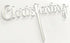 Cake Craft Christening Silver Mirror Acrylic Cake Topper