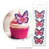 Cake Craft Pink And Purple Edible Butterfly Wafer Toppers Pack 16 Edible Decorations The Cooks Kitchen 