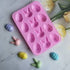 Cake Craft Easter Egg & Bunny Rabbit Silicone Mould