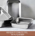 Essteele Clad Ovenware Stainless Steel Rectangular Raosting Pan 33x23x5.5cm