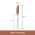 Essteele 12cm Serrated Utility Knife Utility Knives The Cooks Kitchen 