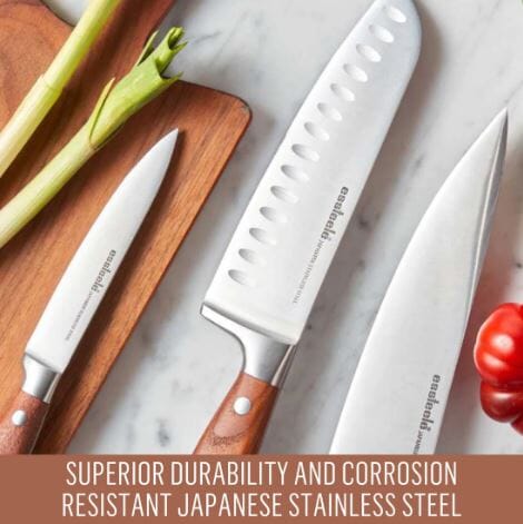 Essteele 12cm Serrated Utility Knife Utility Knives The Cooks Kitchen 