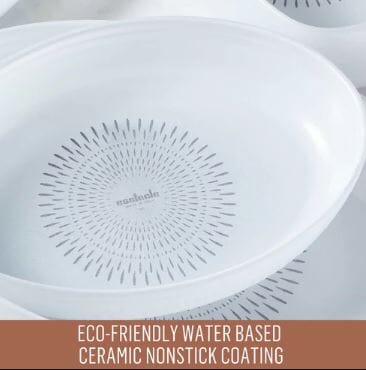 Essteele Glass Ceramic Non Stick Oven Ware 3.9l Covered Casserole Oven to Tabletop The Cooks Kitchen 