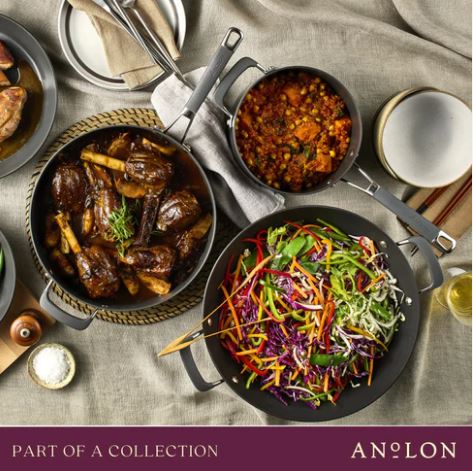 Anolon Endurance+ 28cm/4.7l Covered Sauteuse