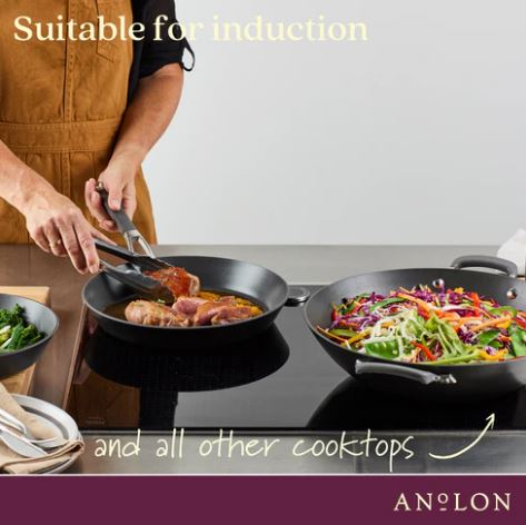 Anolon Endurance+ 28cm/4.7l Covered Sauteuse