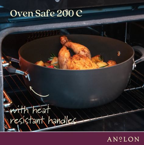 Anolon Endurance+ 28cm/4.7l Covered Sauteuse