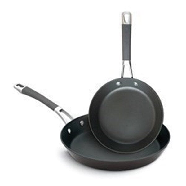 Anolon Endurance+ 20/26cm Open French Skillet Twin Pack Saucepans/Chef Pot The Cooks Kitchen 