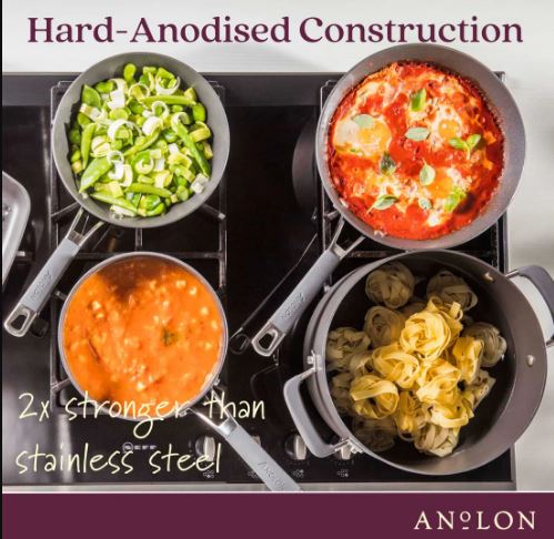 Anolon Endurance+ 3 Piece Cookware Set