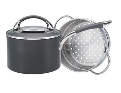 Anolon Endurance+ 18cm/2.8l Covered Saucepan & Steamer