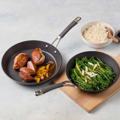 Anolon Endurance+ Nonstick Induction Open French Skillet Twin Pack 20/26cm