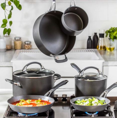 Anolon Endurance+ Nonstick Induction 6 Piece Cookware Set