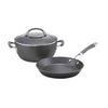 Anolon Endurance+ Nonstick Induction French Skillet 26cm And Covered Casserole 26cm/5.2l