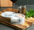 Rsvp Marble Swivel Top Salt Box 13 X 6cm - White Herb & Spice Storage The Cooks Kitchen 