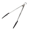 Cuisipro Silicone Locking Tongs 24cm Black