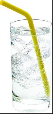 Joie Silicone Sipping Straws - Set Of 6 With Cleaning Brush