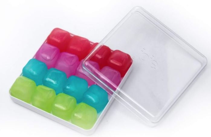 Joie Reusable Ice Cubes & Tray 16pc