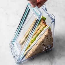Joie Clear Sandwich Triangle Random Colour Picnicware The Cooks Kitchen 