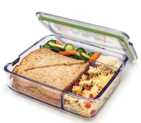 Joie 4 Compartment Clear Bento Random Colour