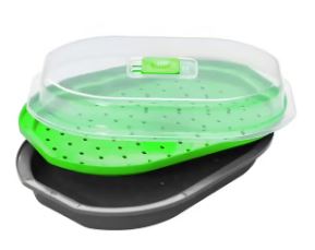 Progressive Prep Microwave Fish & Veggie Steamer