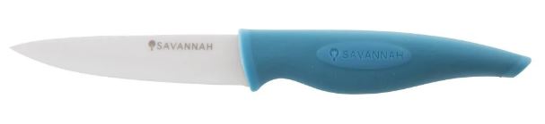 Savannah Ceramic Utility Knife & Sheath - 4 Assorted Colors