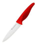 Savannah Ceramic Prep Knife Red With Sheath Utility Knives The Cooks Kitchen 