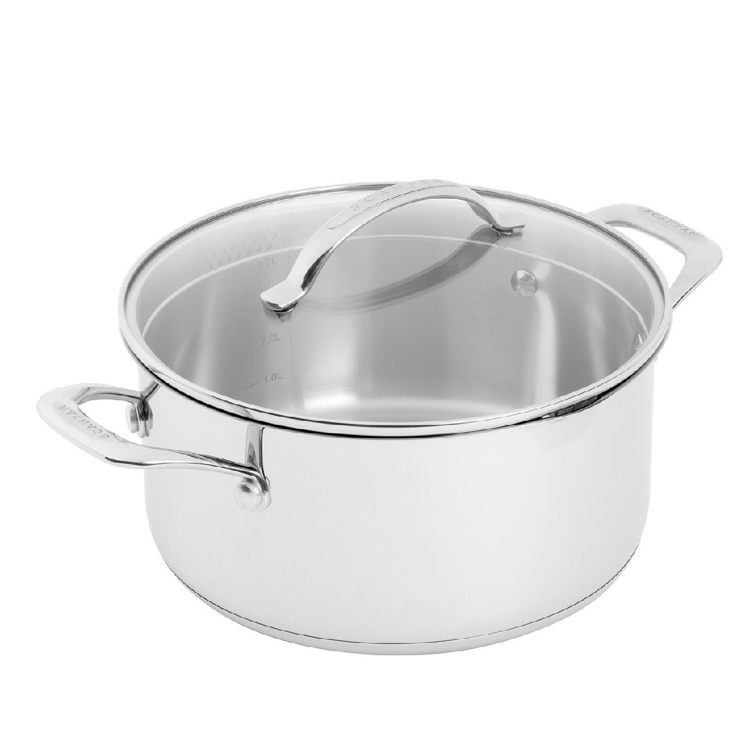 WOLL Diamond Lite with Fixed Handle Saute Pan with Lid 28cm 3.5l