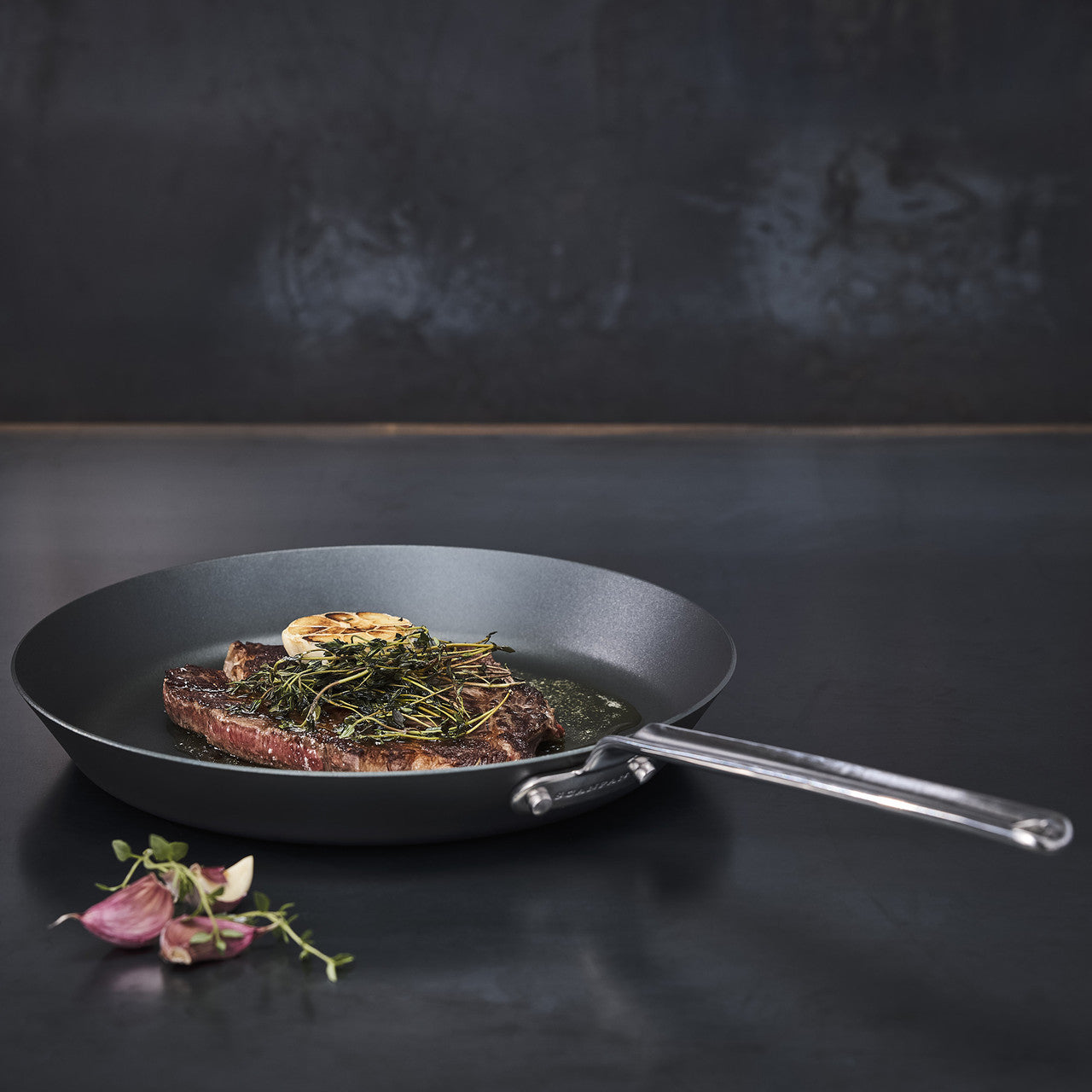 Scanpan Black Iron Carbon Steel Frypan 30cm
