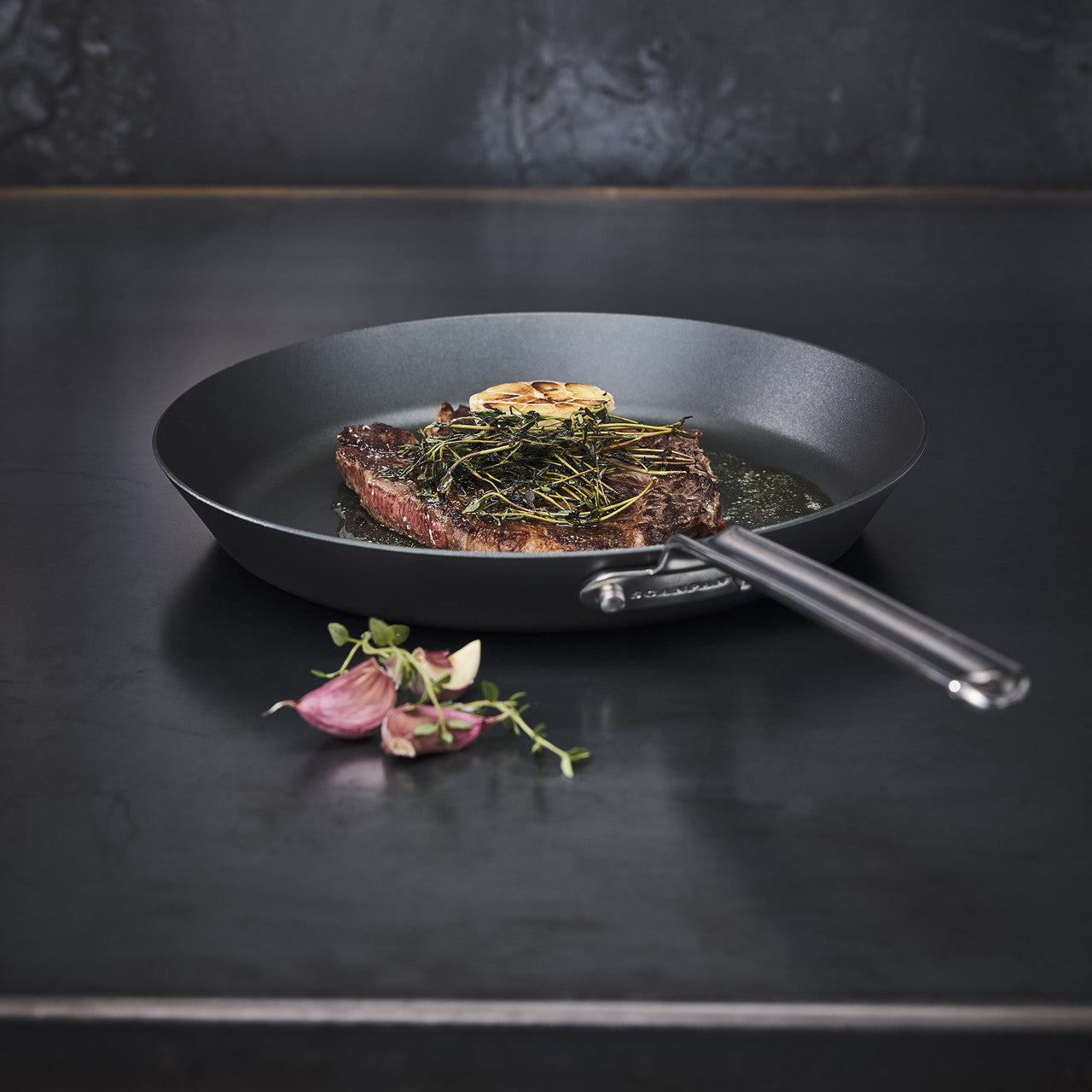 Scanpan Black Iron Carbon Steel Frypan 30cm
