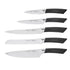 Scanpan Sax 6pc Acacia Block Knife Set - With Sharpener Knife Block Sets The Cooks Kitchen 