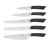 Scanpan Sax 6pc Acacia Block Knife Set - With Sharpener
