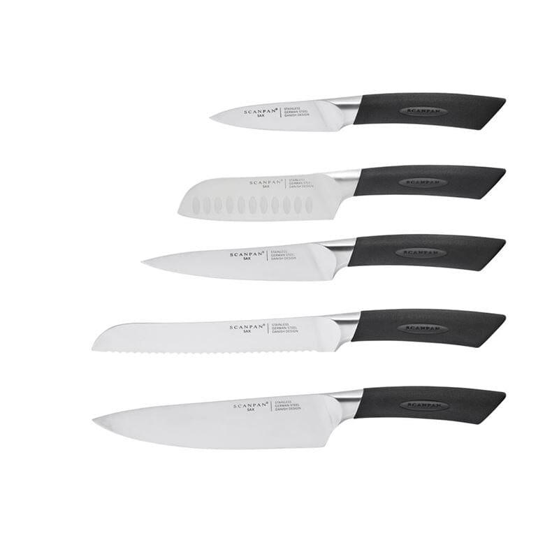 Scanpan Sax 5pc Chef Knife Set Knife Sets The Cooks Kitchen 